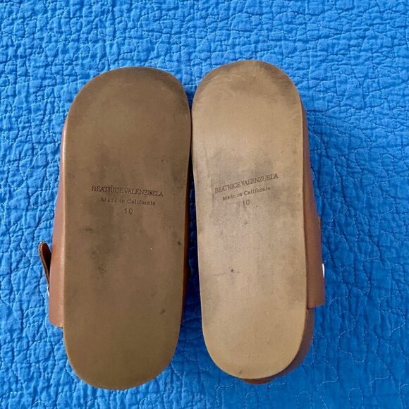 Beatrice Valenzuela Cajeta Clogs – Musk Brown Leather – Women’s Size 10 - Picture 6 of 10